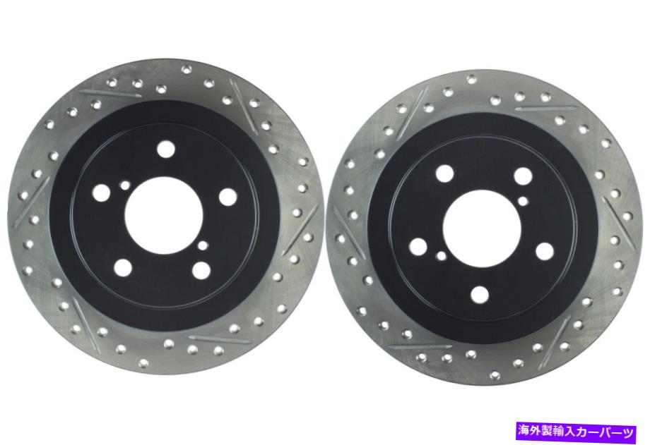 brake disc rotor 1990年から1999年のスバルレガシーのリアペアストップテックディスクブレーキローター（46594） Rear PAIR Stoptech Disc Brake Rotor for 1990-1999 Subaru Legacy (46594)【並行輸入品】