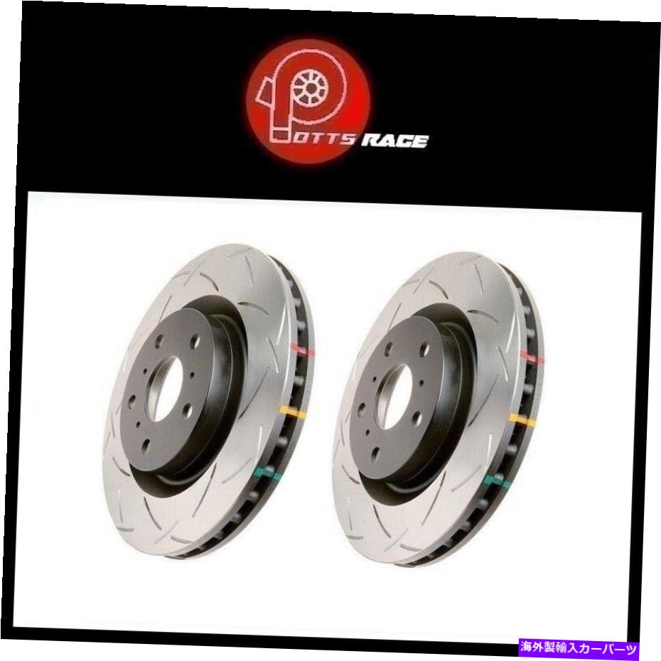 brake disc rotor DBAリアスロット4000シリーズローター（ペア）Corvette C5/C6 97-04に適合する DBA Rear Slotted 4000 Series Rotor (Pair) Fits Corvette C5/C6 97-04【並行輸入品】