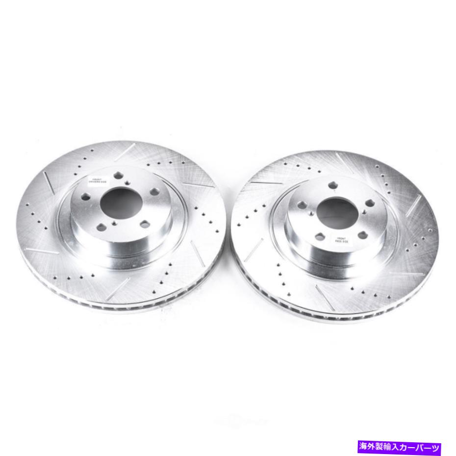 brake disc rotor ディスクブレーキローターセットフロントパワーストップJBR957XPR Disc Brake Rotor Set Front Power Stop JBR957XPR【並行輸入品】