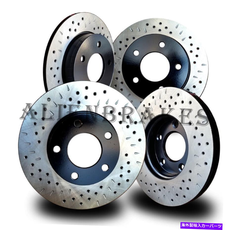 brake disc rotor JEE004SDグランドチェロキー330mmフロントローター11-2017クロスドリル＆ディンプルスロット JEE004SD Grand Cherokee 330mm Front Rotors 11-2017 Cross Drill & Dimple Slots【並行輸入品】