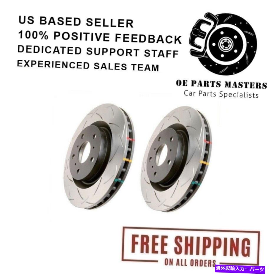 brake disc rotor DBAフィットフォース /アウトバックフロントスロット4000シリーズT3スロットローター（ペア） DBA Fits Forester / Outback Front Slotted 4000 Series T3 Slot Rotor (Pair)【並行輸入品】