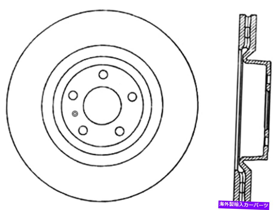 brake disc rotor STOPTECH 128.33124Lスポーツクロスドリルドディスクブレーキローターフィット08-12 S4 S5 StopTech 128.33124L Sport Cross-Drilled Disc Brake Rotor Fits 08-12 S4 S5【並行輸入品】