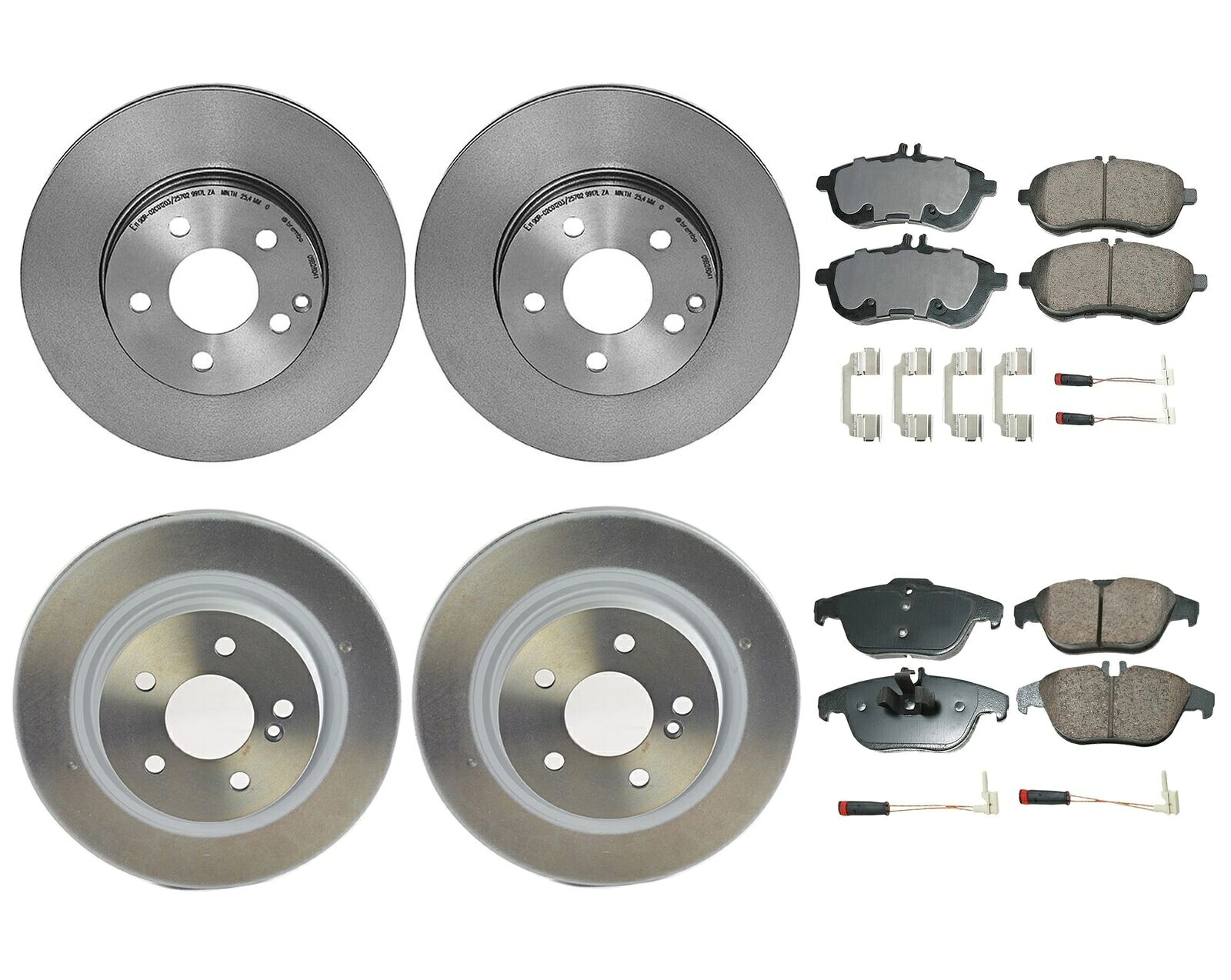brake disc rotor Akebonoフロントおよびリアブレーキキット-MB C204 C250用ユーロセラミックパッドディスクローター Akebono Front and Rear Brake Kit - Euro Ceramic Pad Disc Rotors For MB C204 C250【並行輸入品】|Us Custom Parts Shop USDM