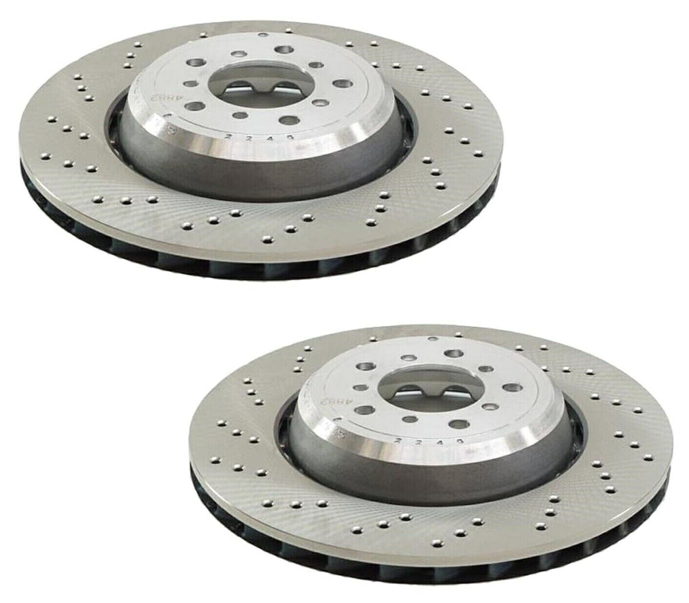 brake disc rotor htc4283-blタロンクロスタロンクロスとブレーキローターブレーキローター SHW Performance Pair Set 2 Front Drilled 325mm Disc Brake Rotors For BMW E46 M3【並行輸入品】