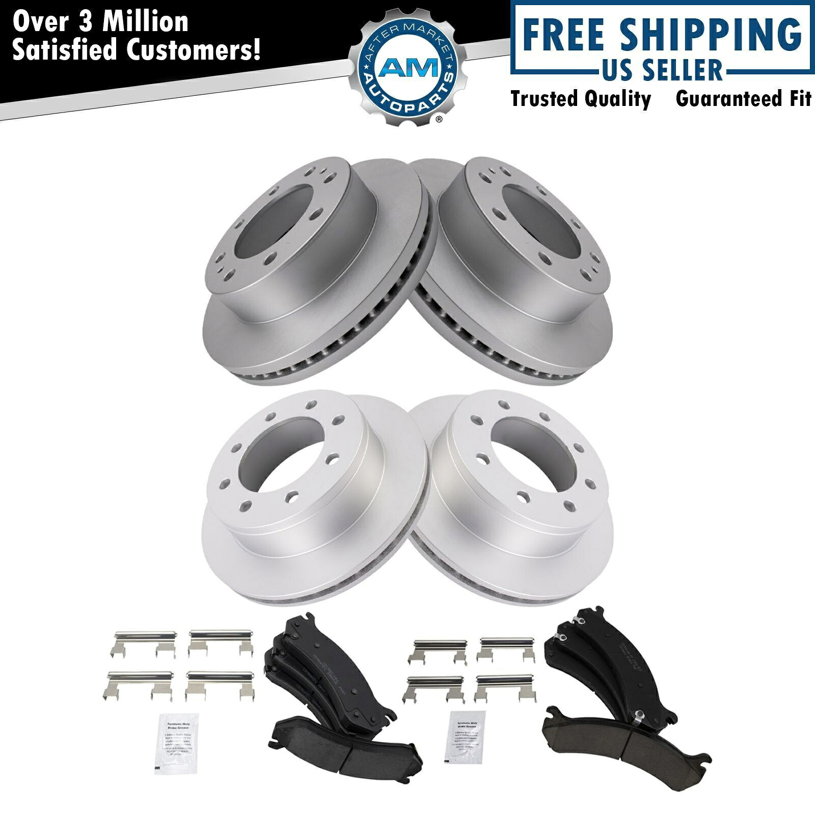 brake disc rotor 本物のメルセデスメルセデスブレーキローターリア231-423-02-12 Front & Rear Ceramic Brake Pad & Coated Rotor Kit for GM SUV Truck【並行輸入品】｜Us Custom Parts Shop USDM 85,124円