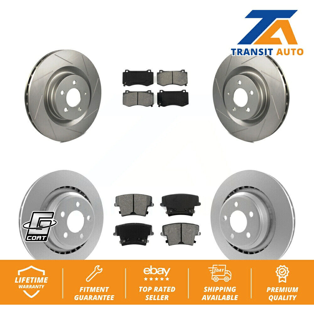 brake disc rotor ebcブレーキGD71583GDシリーズシリーズ00-07 secoia tundra Front Rear Coated Brake Rotor Semi-Metallic Pad Kit For Dodge Charger Challenger【並行輸入品】