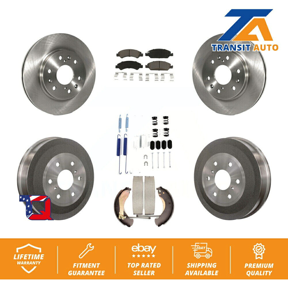 brake disc rotor 01-06 BMW M3 / 00-03 M5-126.34054S Front Rear Brake Rotor Ceramic Pad & Drum Kit (7Pc) For Chevrolet Silverado 1500【並行輸入品】