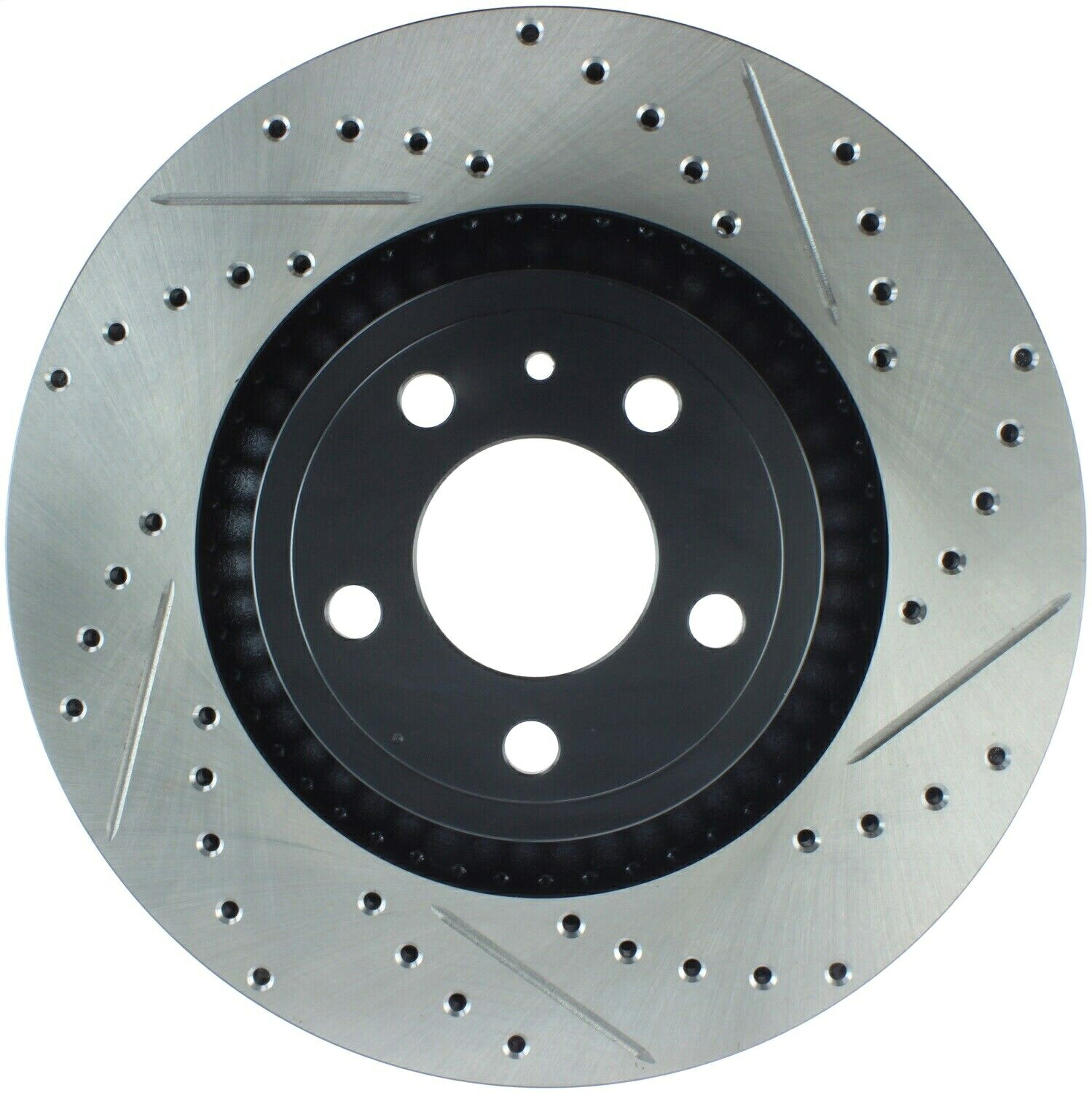 brake disc rotor メルセデスベンツ用用のストップテックフロントドライバーディスク128.35091l） StopTech 127.61114L Select Sport Cross-Drilled And Slotted Disc Brake Rotor【並行輸入品】