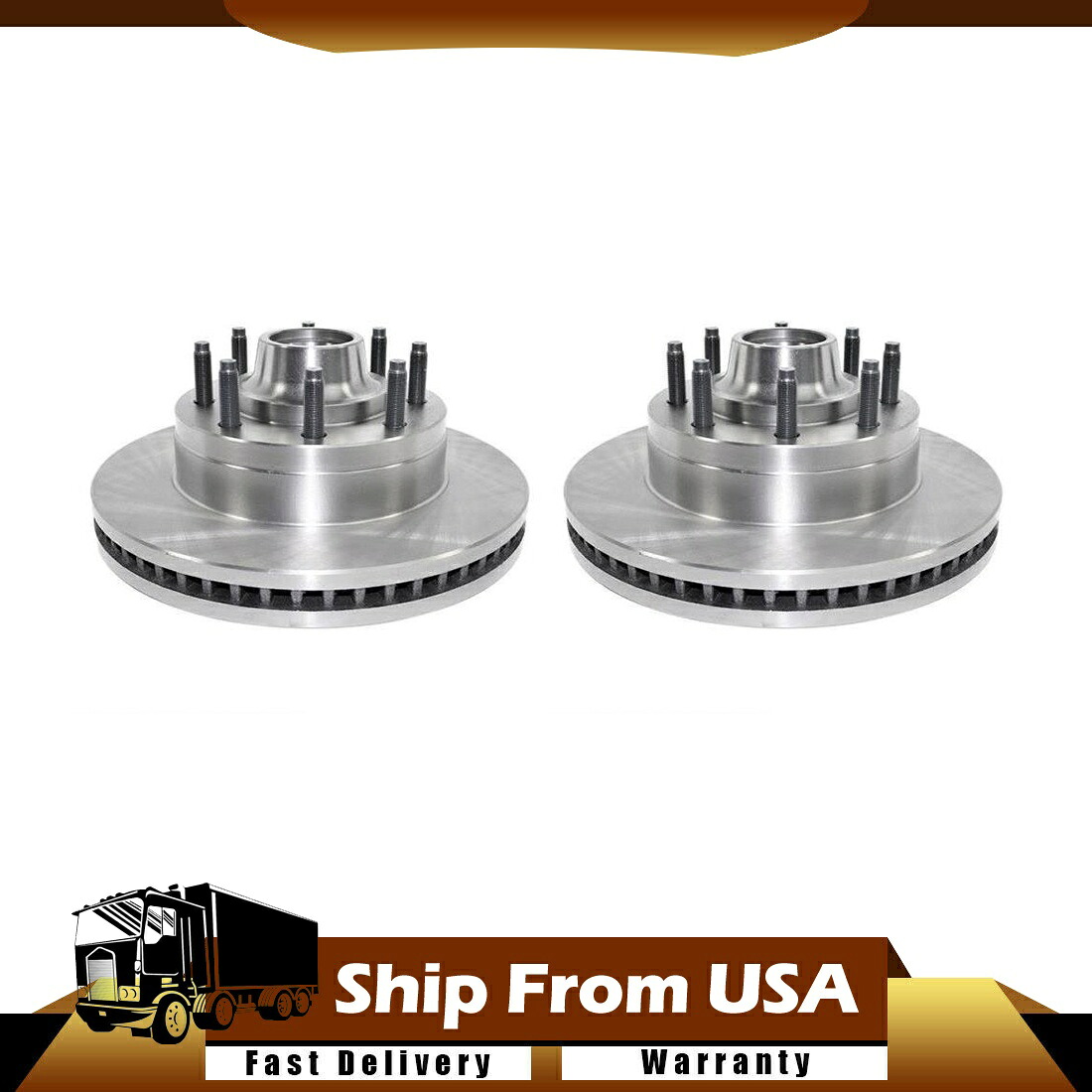 brake disc rotor 2008年から2019年年年e-350スーパースーパー Front 2X DuraGo Disc Brake Rotor & Hub Assembly fits 08 Ford E-150 Econoline_WT【並行輸入品】｜Us Custom Parts Shop USDM