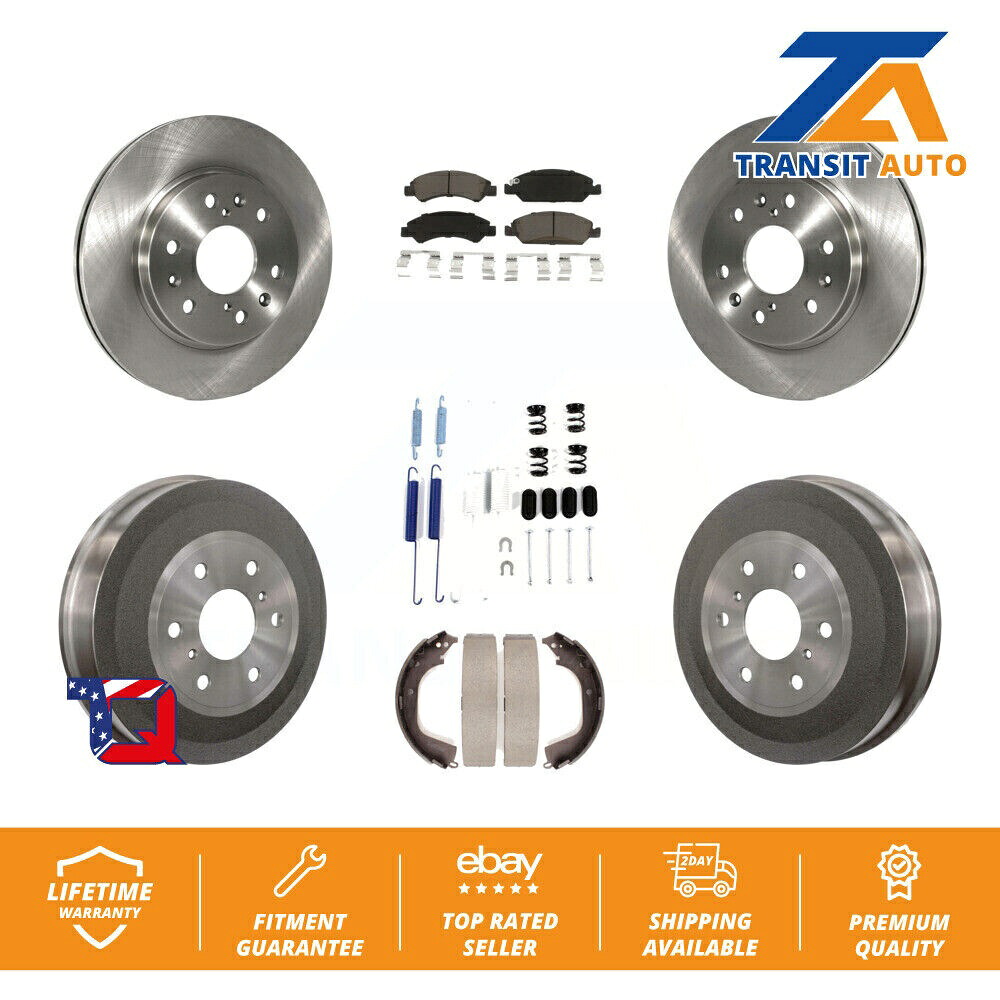 brake disc rotor シボレーシルバラード1500用のフロントリアブレーキローターセラミックパッド＆ドラムキット（7PC） Front Rear Brake Rotor Ceramic Pad & Drum Kit (7Pc) For Chevrolet Silverado 1500【並行輸入品】 85,124円