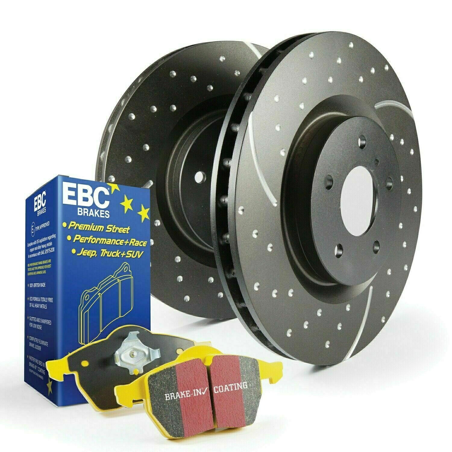brake disc rotor 2007-2013 ACURA MDX S5KF1450のEBC S5キットイエロースタッフとGDローター EBC S5 Kits Yellowstuff and GD Rotors for 2007-2013 Acura MDX S5KF1450【並行輸入品】