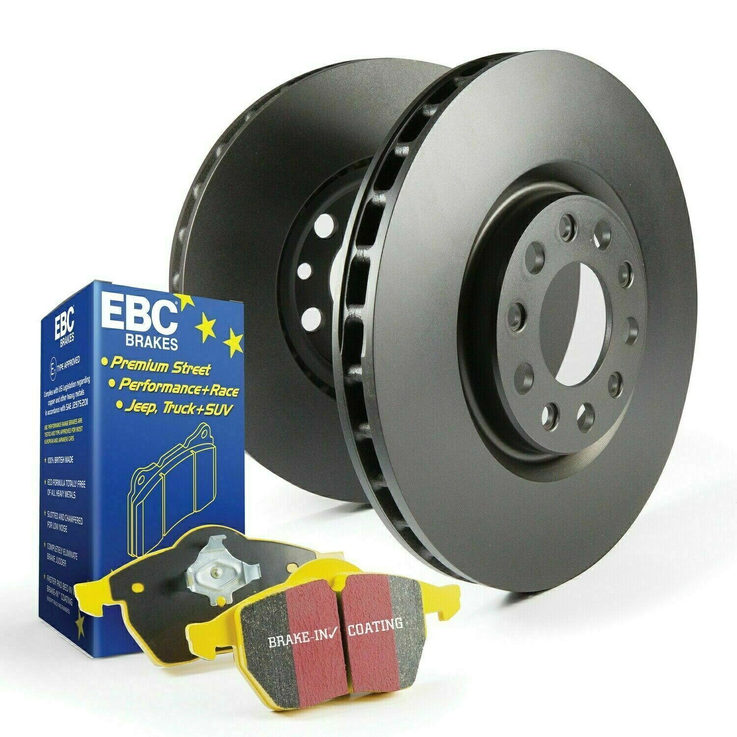 brake disc rotor 14-16シボレーSS S13KF2009のEBCフロントS13キットイエロースタッフとRKローター EBC Front S13 Kits Yellowstuff and RK Rotors for 14-16 Chevrolet SS S13KF2009【並行輸入品】｜Us Custom Parts Shop USDM