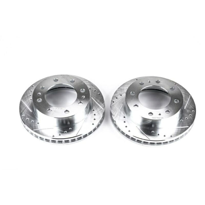 brake disc rotor パワーストップフロントEVOドリルド＆スロットローター02-04シボレーアバランシェ2500 Power Stop Front Evo Drilled & Slotted Rotors For 02-04 Chevy Avalanche 2500【並行輸入品】｜Us Custom Parts Shop USDM