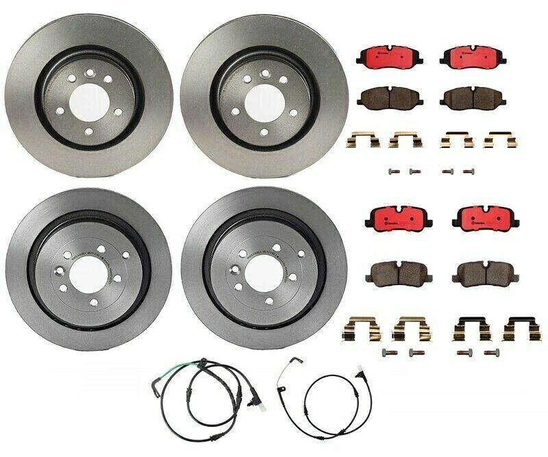 brake disc rotor LR3用のセンサー付きセラミックパッドの新しいフロント&リアブレンボブレーキキットディスクローター NEW Front & Rear Brembo Brake Kit Disc Rotors Ceramic Pads with Sensors For LR3【並行輸入品】|Us Custom Parts Shop USDM