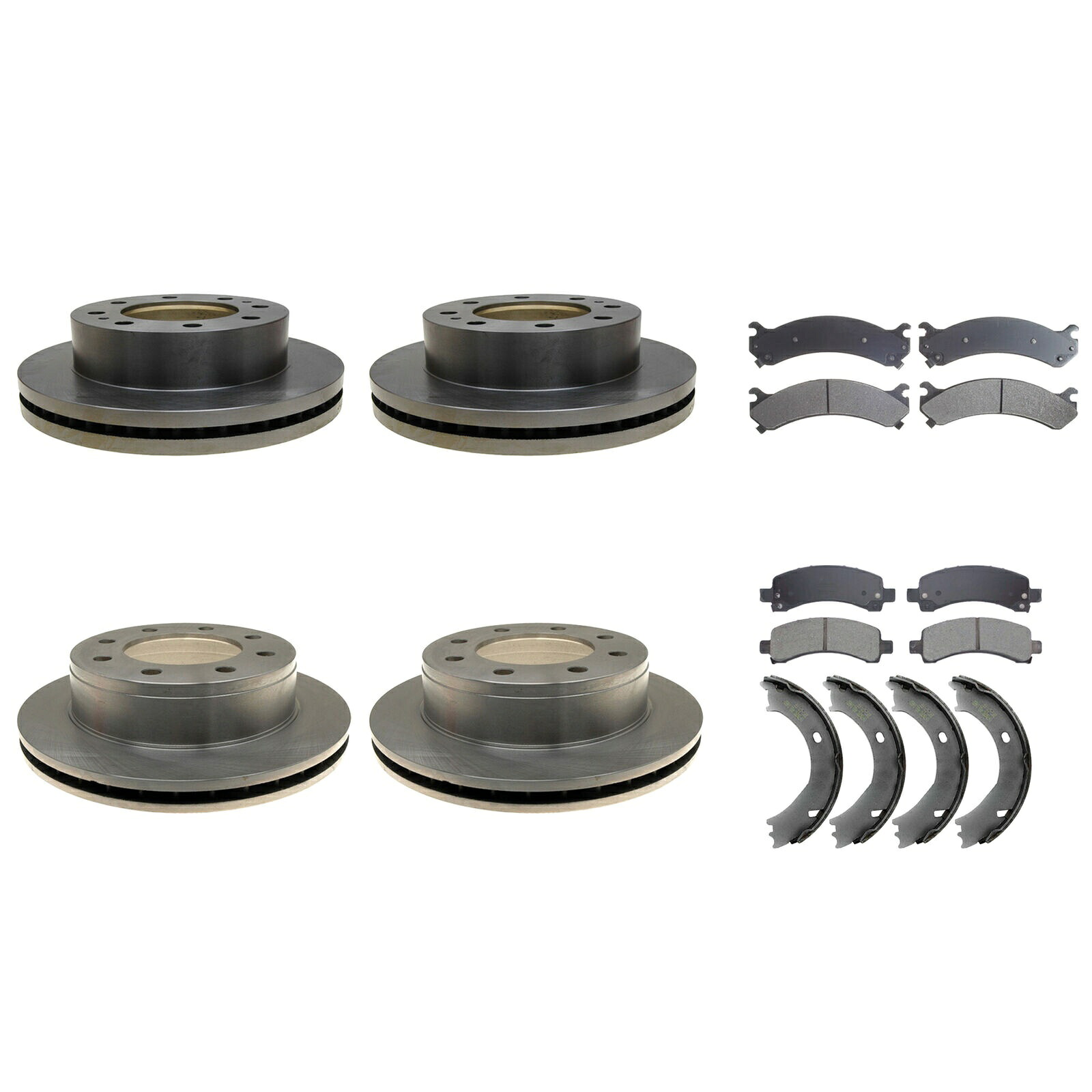 brake disc rotor Acdelco Silver Front325mm Lear330mmブレーキキットディスクローターパッド靴Savanaの靴 ACDelco Silver Front325mm Rear330mm Brake Kit Discs Rotors Pads Shoes for Savana【並行輸入品】