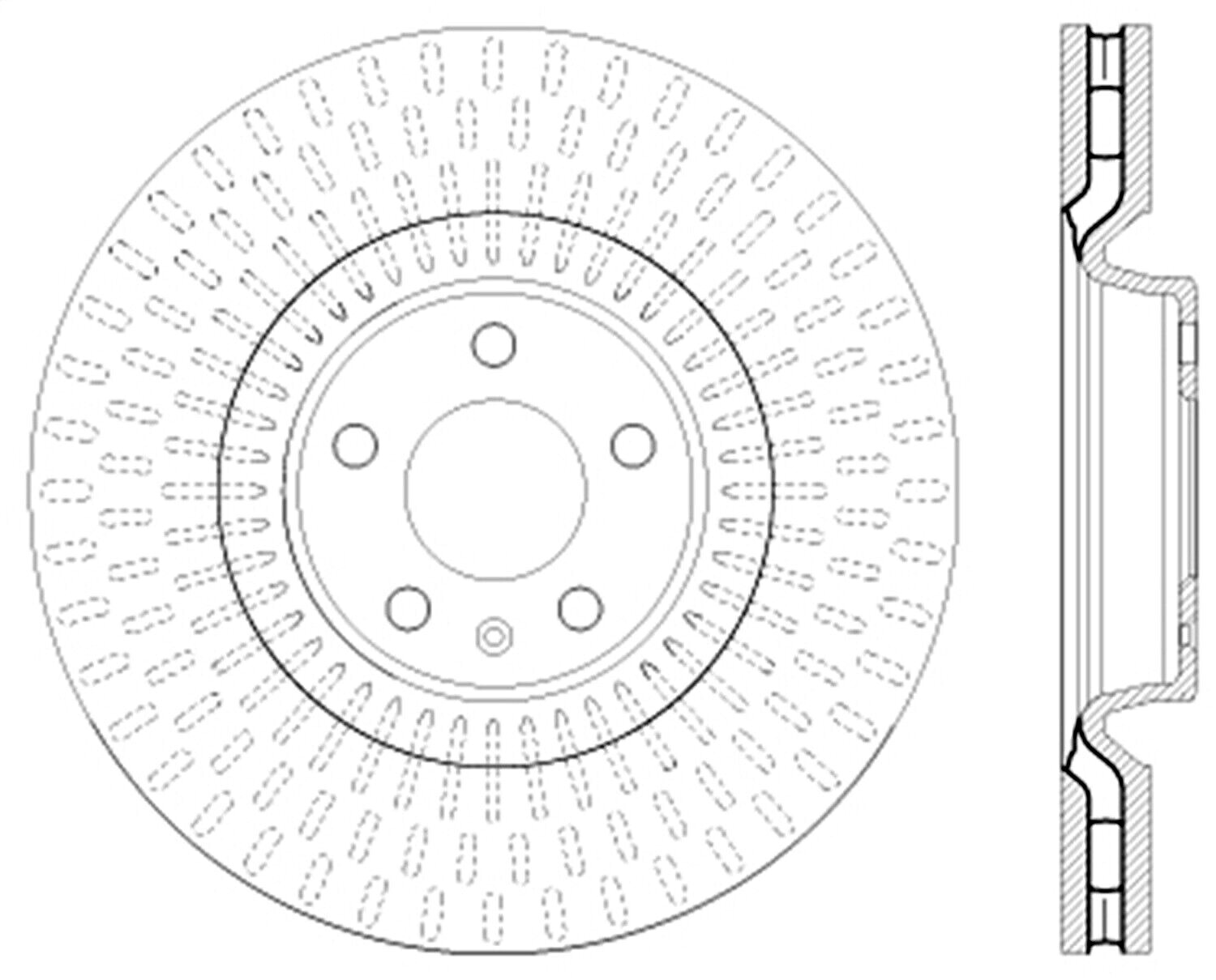 brake disc rotor StopTech 128.33134Lスポーツクロスドリルドディスクブレーキローター StopTech 128.33134L Sport Cross-Drilled Disc Brake Rotor【並行輸入品】｜Us Custom Parts Shop USDM