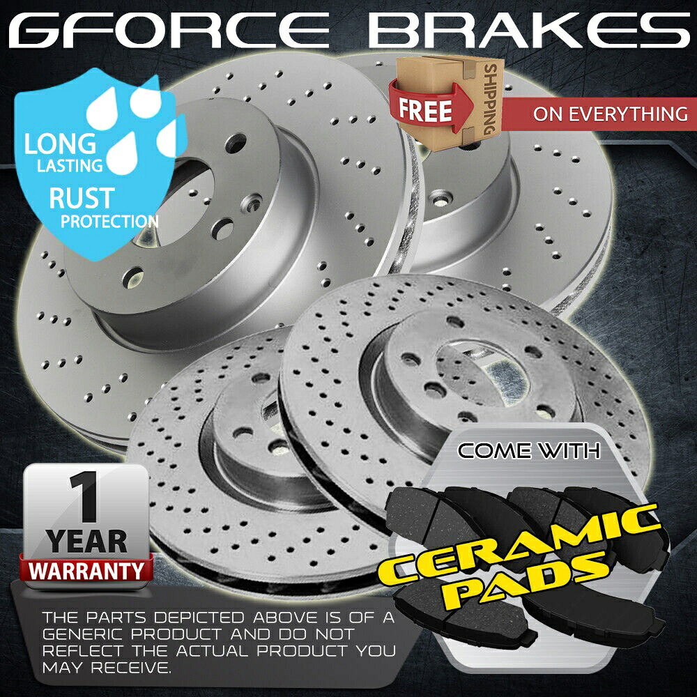 brake disc rotor 2016-2017 BMW X5 XDRIVE40EのF+Rクロスドリルローターとセラミックパッド F+R Cross Drilled rotors & Ceramic Pads for 2016-2017 BMW X5 xDrive40e【並行輸入品】｜Us Custom Parts Shop USDM