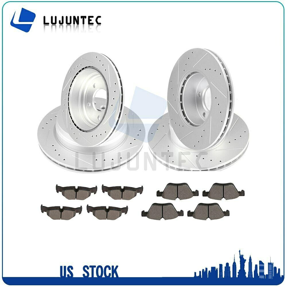brake disc rotor フロント +リアリア +セラミックセラミックブレーキパッドgs450h 2013-2018 6pcキット Fits BMW 325i Sedan Front Rear Brake Rotors And Pads Drilled Slotted【並行輸入品】|Us Custom Parts Shop USDM