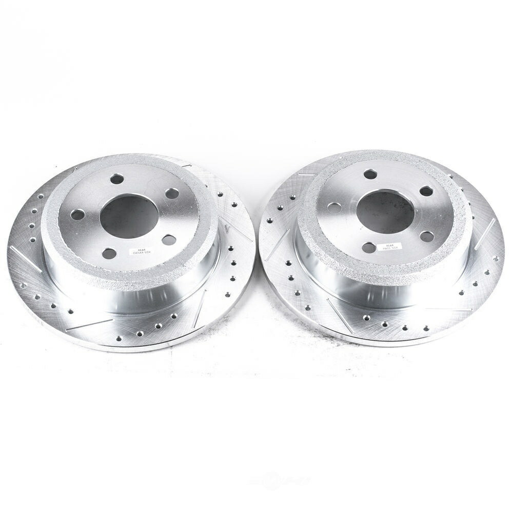 brake disc rotor STOPTECHスロットスロットスポーツ-ST126.35125SR Disc Brake Rotor Set-Rear Drilled, Slotted and Zinc Plated Brake Rotor Pair Rear【並行輸入品】｜Us Custom Parts Shop USDM