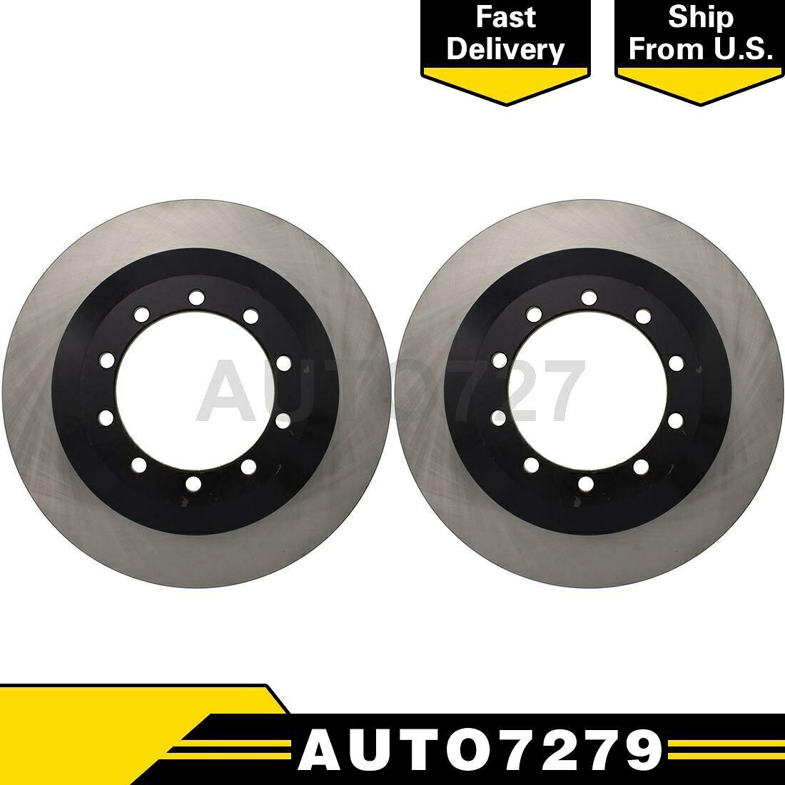 brake disc rotor キャデラックエスカレードのパワーパワーブレーキ2009-2020 Centric Parts Front 2PCS Disc Brake Rotor For Ford F53 F59【並行輸入品】