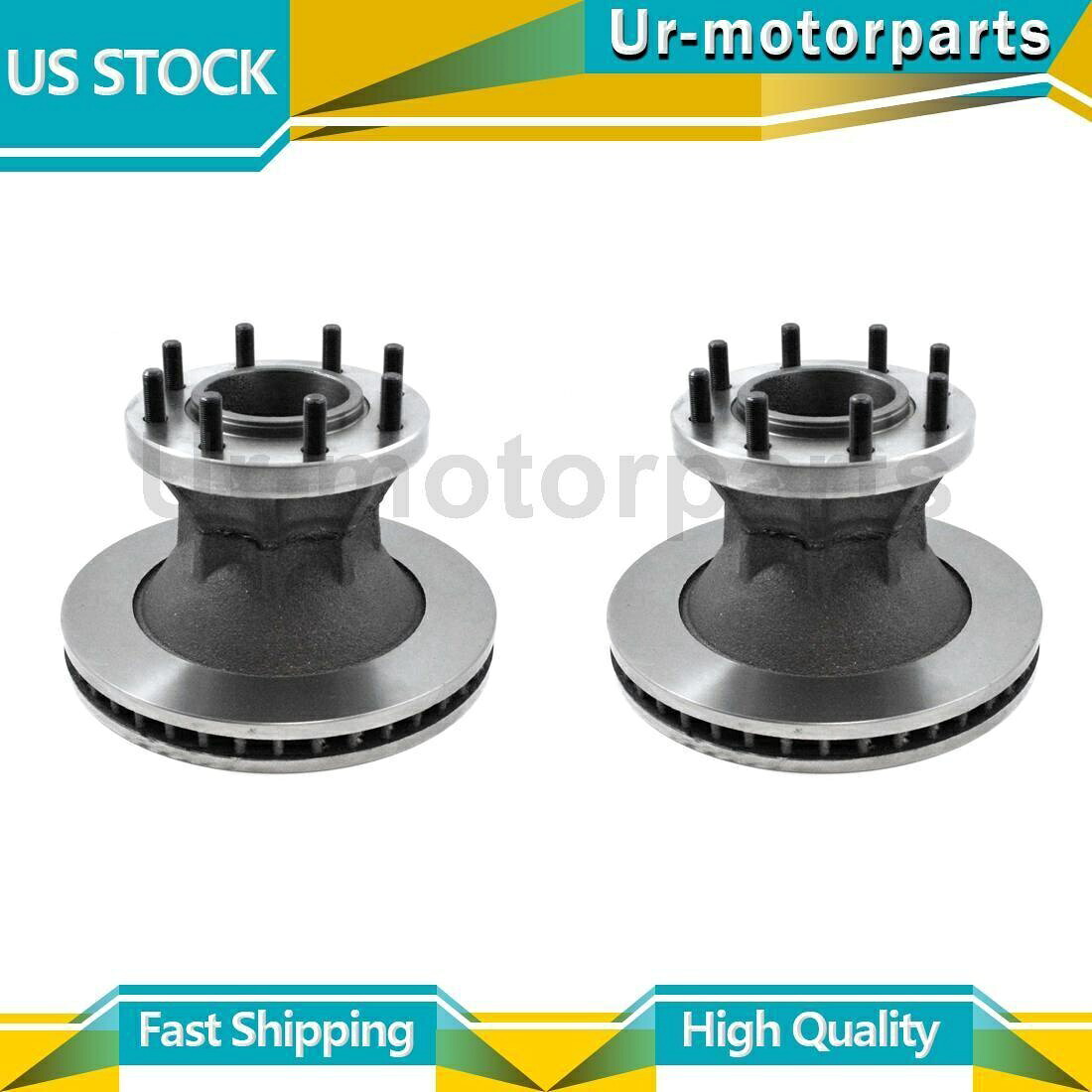 brake disc rotor ebcブレーキgd7214 gdスポーツスポーツローター温度を減らす減らすの用のスロット (2) Front Disc Brake Rotor and Hub Assembly DuraGo Fits GMC C35 1975-1978【並行輸入品】|Us Custom Parts Shop USDM