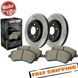 brake disc rotor ebcブレーキs5kr1185 s5 StopTech 937.44518 Street Slotted 1-Piece Rear Brake Kit for 12-13 Lexus IS250【並行輸入品】