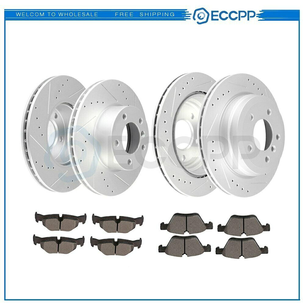 brake disc rotor BMW 328I XDRIVE 330E 428I Ceramic Brake Pads And Rotors Front Rear For BMW 325i 2006【並行輸入品】|Us Custom Parts Shop USDM