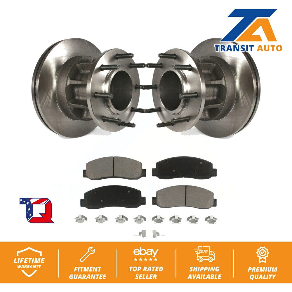 brake disc rotor 2008-2010 Ford F-350 Super Duty RWDのフロントディスクブレーキローター&セラミックパッドキット Front Disc Brake Rotor & Ceramic Pad Kit For 2008-2010 Ford F-350 Super Duty RWD【並行輸入品】|Us Custom Parts Shop USDM