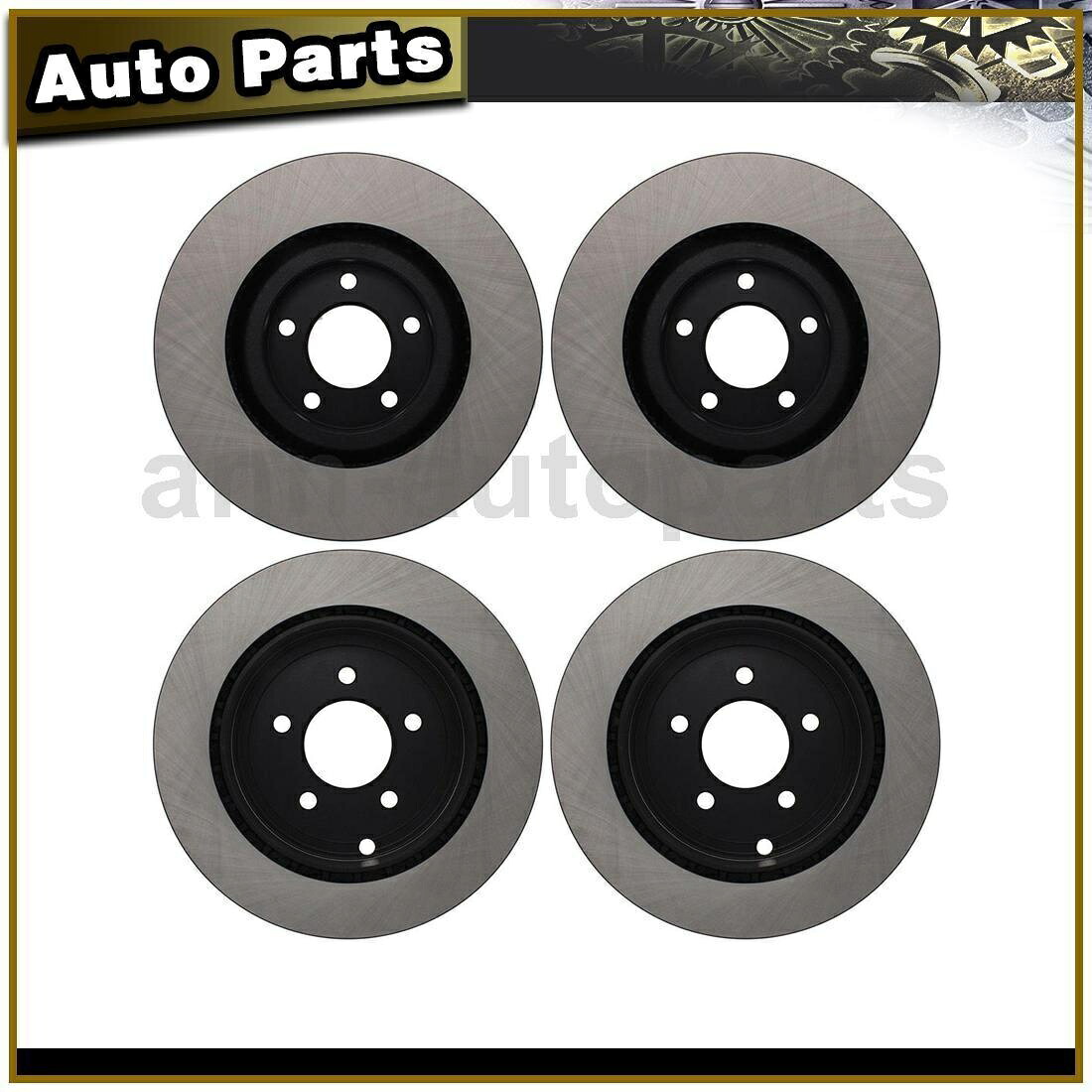 brake disc rotor クライスラー300＆＆充電器充電器マグナムマグナムスプブレーキブレーキtcp用 Disc Brake Rotor Centric Parts Front Rear 4PCS For Ford Edge 2007-2010【並行輸入品】