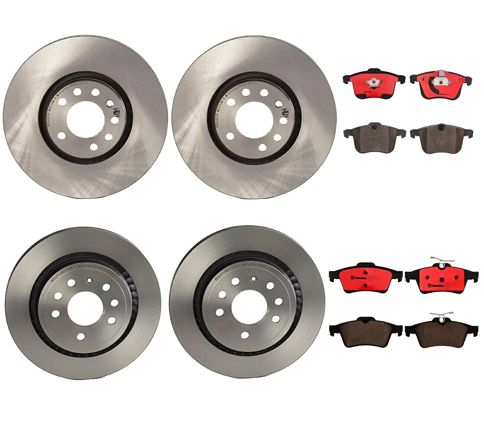 brake disc rotor htc4283-Be Brembo Front Rear Brake Kit Coated Disc Rotors Ceramic Pads For Saab 9-3 Turbo4【並行輸入品】|Us Custom Parts Shop USDM