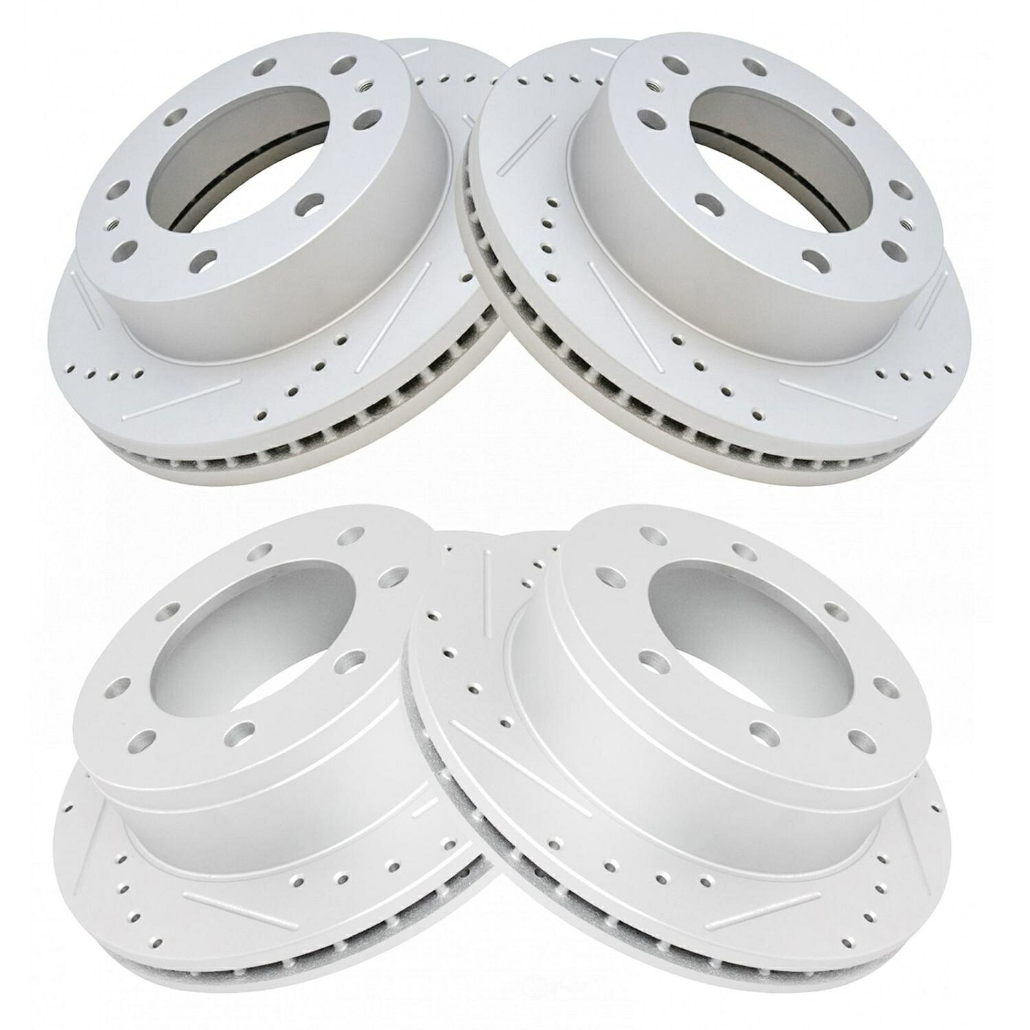 brake disc rotor フロントトップフロントトップスロット + posi静か静かパッドtbp95819 Disc Brake Rotor Set TRQ BRA72135【並行輸入品】|Us Custom Parts Shop USDM