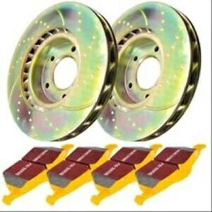 brake disc rotor 中心部部品パフォーマンスブレーキブレーキパッド905.44060 DAC EBC Brakes S5KF1116 Stage 5 Superstreet Slotted/Dimpled Front Brake Rotors【並行輸入品】