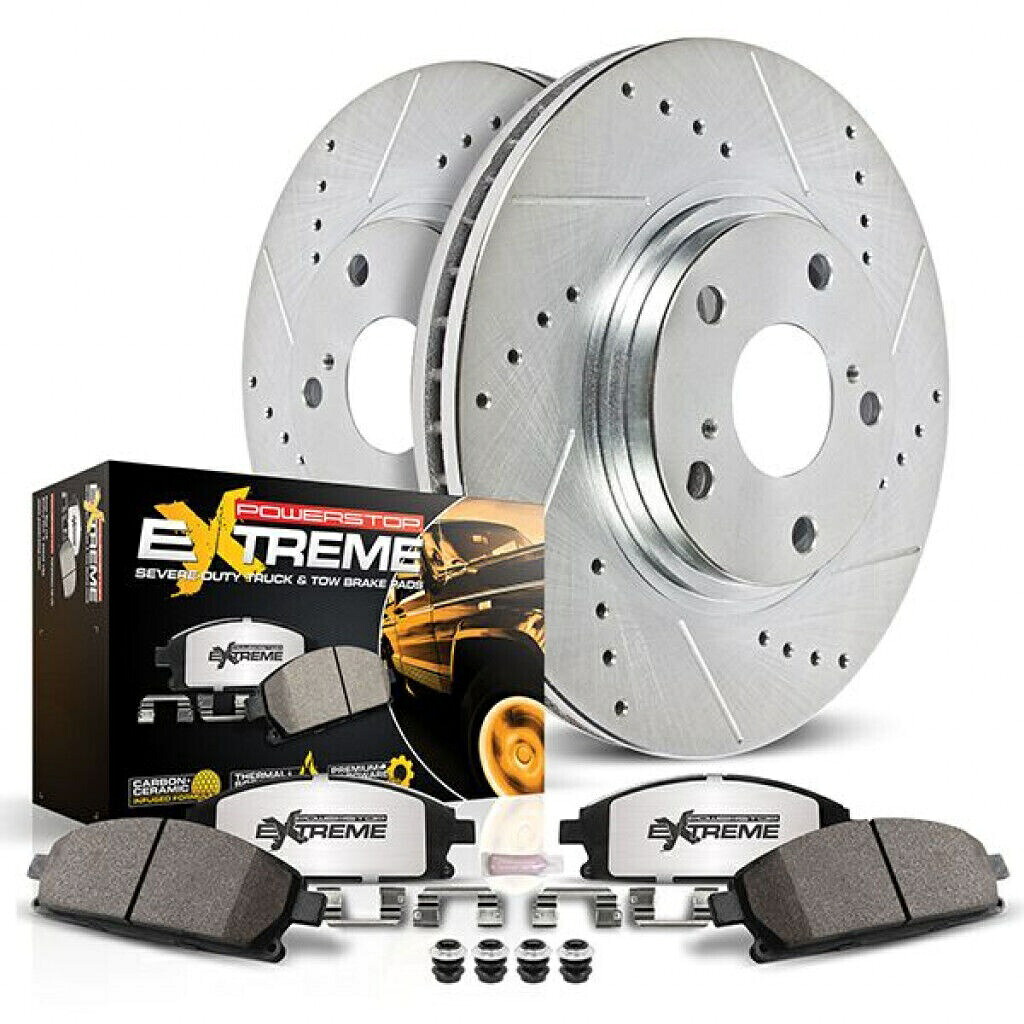 brake disc rotor 1994-1997ののメルセデス4xフロントリアフロントリアブレーキローター Power Stop Brake Kit For Chevy Express 2500 2003-2005 | Front | Z36 Truck & Tow【並行輸入品】