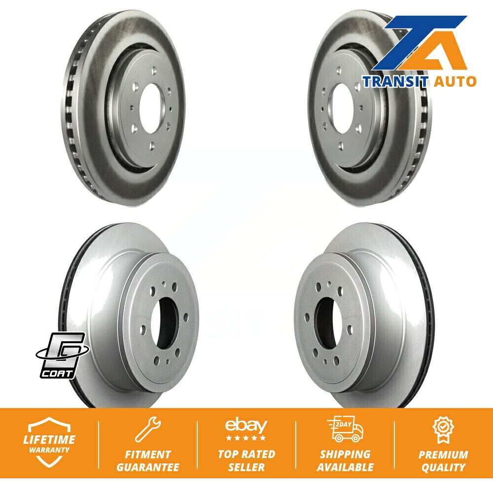 brake disc rotor [リア]プレミアムドリルドリル+posi静か静かセラミック[w/akebono] bpk73595 Front Rear Coat Disc Brake Rotors Kit For 2010-2011 Ford F-150 With 6 Lug Wheels【並行輸入品】
