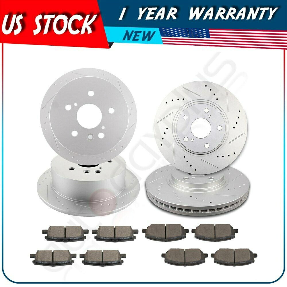 brake disc rotor ebcブレーキs5kr1185 s5 Front & Rear Brake Rotors And Pads For 2004 2005 2006 2007 Toyota Highlander【並行輸入品】｜Us Custom Parts Shop USDM