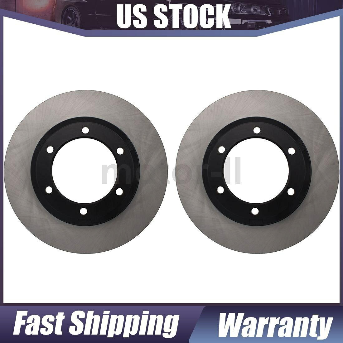 brake disc rotor [フロント] Brakenetic Premium RSスロットブレーキローター+posi Centric Parts 2X Front Disc Brake Rotor For 1992-2018 Freightliner【並行輸入品】