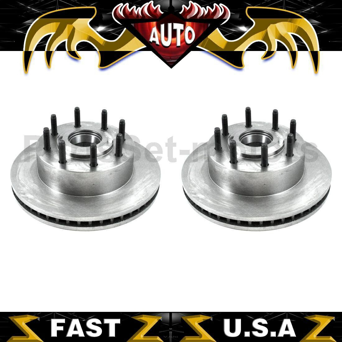 brake disc rotor 4PCS C-TEKディスクブレーキローターローターフロントリアCX-9 2007-2015 Front DuraGo Brake Rotor and Hub Assembly Fits for F-250 Super Duty 2008-2012【並行輸入品】