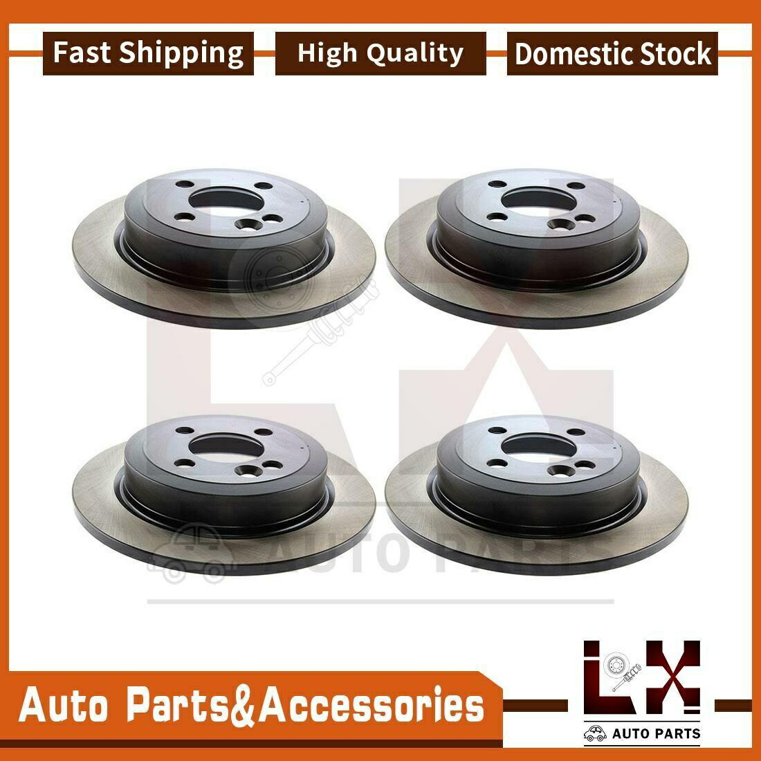 brake disc rotor A1021フィット20072008 2009 2010 2011 4PCS Centric Parts Disc Brake Rotor Front Rear Fits A4 Quattro Audi 2005-2009【並行輸入品】