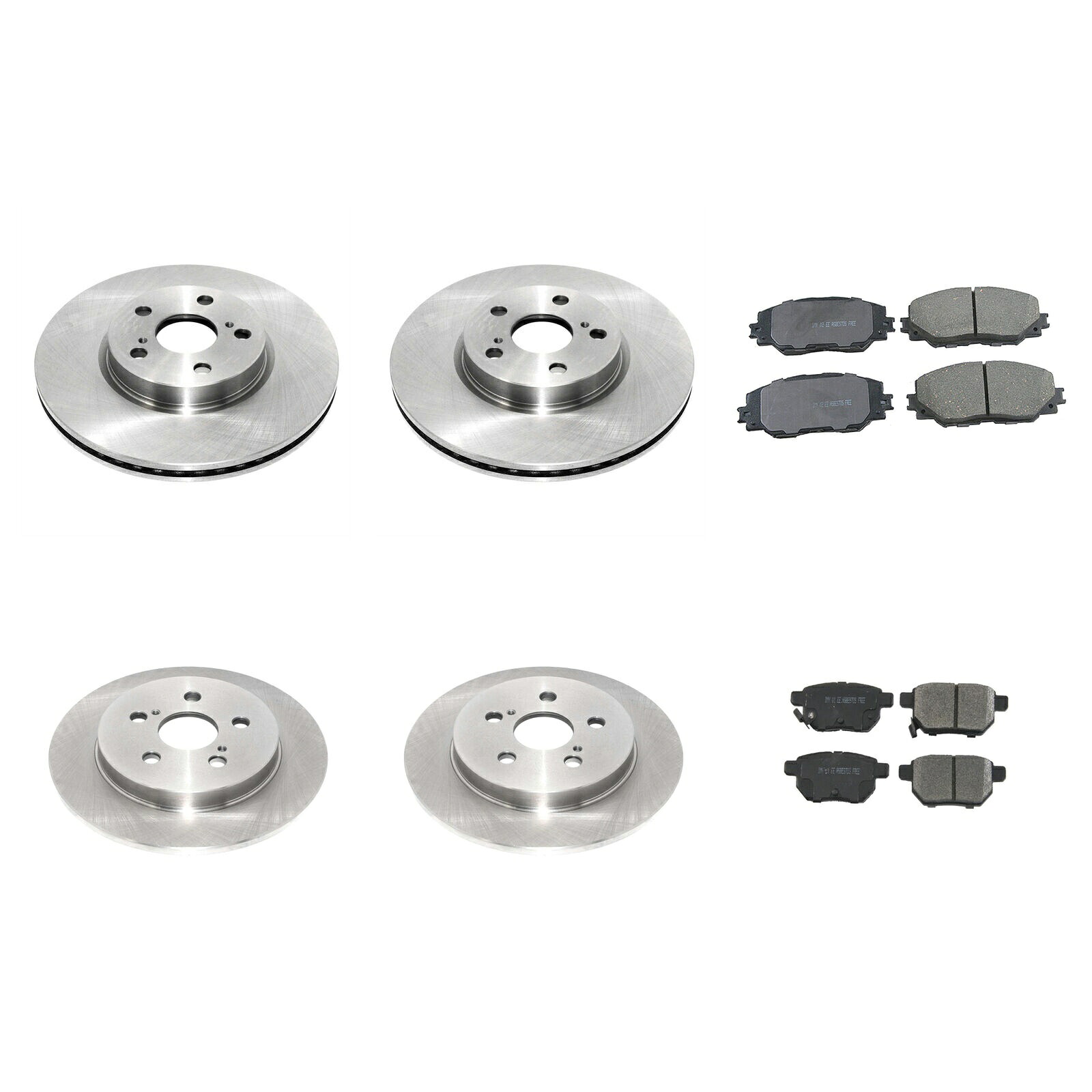 brake disc rotor クライスラー300C 2005-2016 VENT BRK/300C/005A Genuine Front275mm Rear259mm Brake Kit Disc Rotor Pads For Toyota Corolla【並行輸入品】