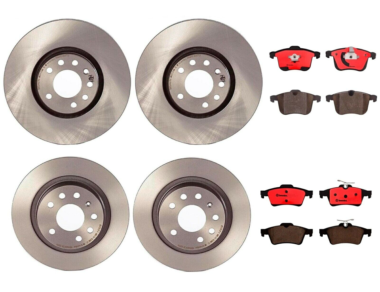 brake disc rotor F+R Brembo Front Rear Brake Kit Disc Rotors Ceramic Pads For Saab 9-3 314mm & 278mm【並行輸入品】|Us Custom Parts Shop USDM