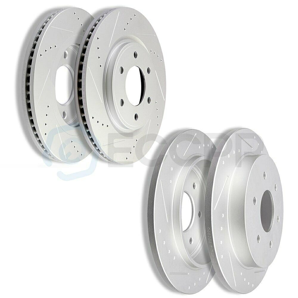 brake disc rotor 2008年2009年のフロントリアブレーキローターディスク2010 QX56ドリルとスロット8pcs Front Rear Brake Rotors Discs For 2008 2009 2010 QX56 Drilled and Slotted 8pcs【並行輸入品】｜Us Custom Parts Shop USDM