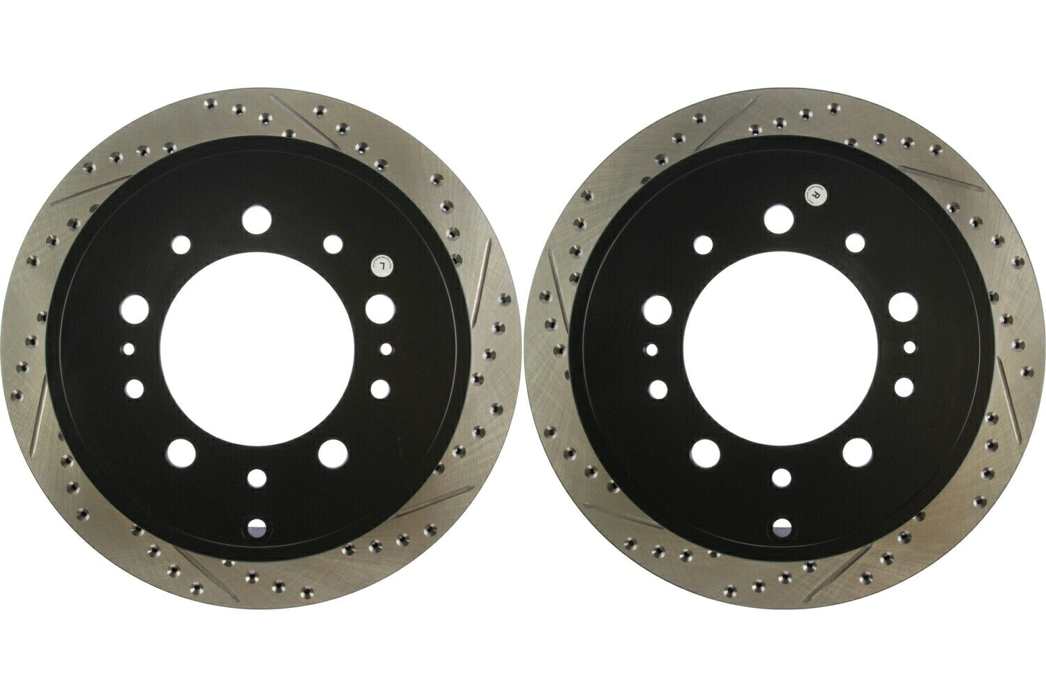 brake disc rotor ディスクブレーキローターディスクスロットスロット左左stoptech 126.65138Sl Rear PAIR Stoptech Disc Brake Rotor for 2008-2020 Toyota Land Cruiser (46331)【並行輸入品】｜Us Custom Parts Shop USDM