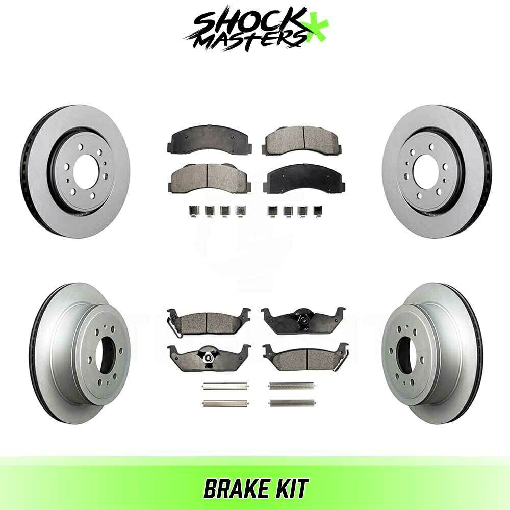 brake disc rotor ebcブレーキS2KR2565S2 Front & Rear Ceramic Brake Pad & Coated Rotor Kit for 2010-2011 Ford F-150 6 Lug【並行輸入品】