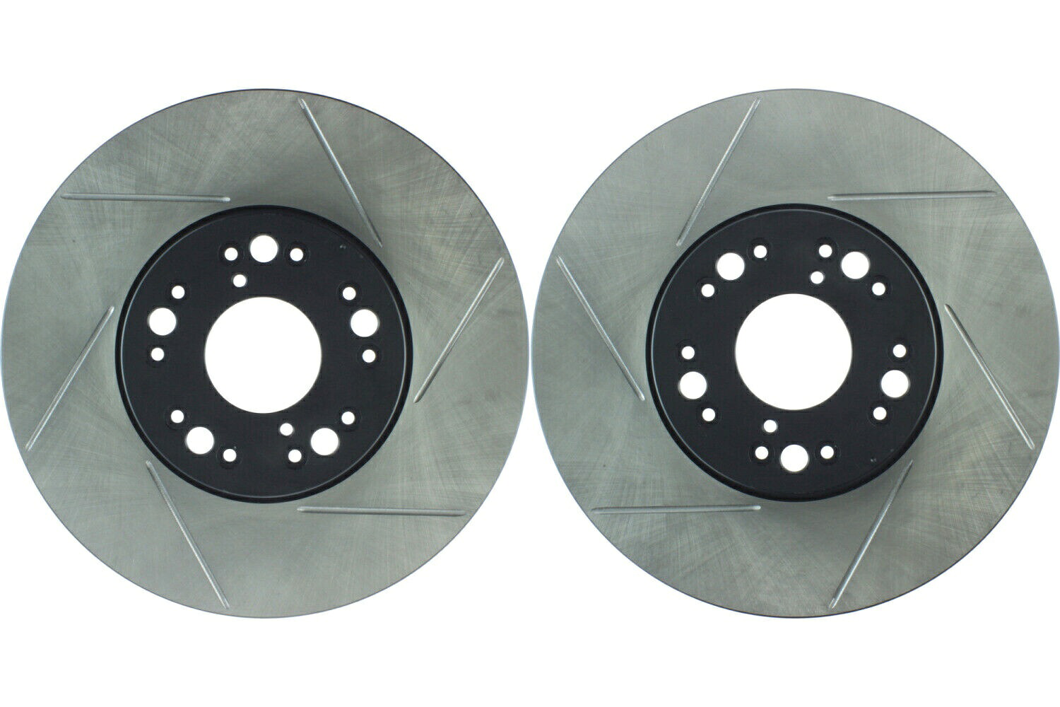 brake disc rotor STOPTECHスロットスポーツブレーキローター-ST126.66077SR Front PAIR Stoptech Disc Brake Rotor for 2002-2010 Lexus SC430 (45214)【並行輸入品】