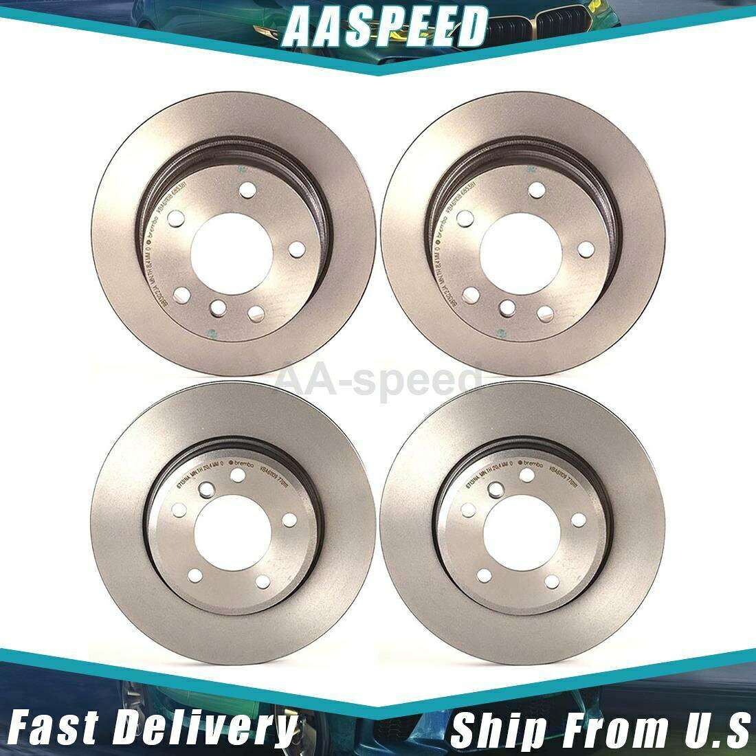 brake disc rotor [フロント] Brakenetic Premium Drilled Brake Rotors+posi静かセラミックbpk73543 For 2001-2002 BMW 4X Front Rear Disc Brake Rotor Brembo【並行輸入品】｜Us Custom Parts Shop USDM