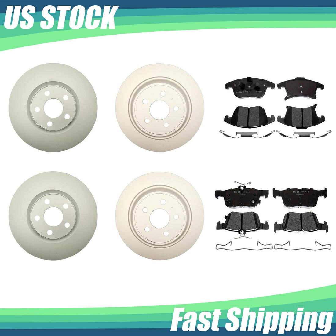 brake disc rotor 本物oemディスクディスクブレーキローターローター右360mmクロスドリルbmw用 For Lincoln MKZ 2019 2018 2017 Front Rear Kit Coated Brake Rotors Ceramic Pads【並行輸入品】｜Us Custom Parts Shop USDM 85,124円