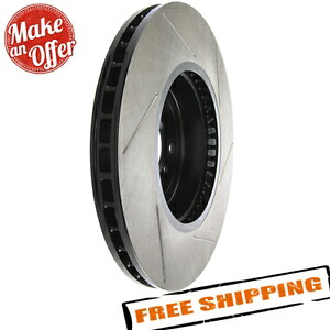 brake disc rotor シボレーequinoxディスク +セラミックセラミックパッドドラム + StopTech 126.34124SR Sport Slotted 1-Piece Front Brake Rotor for 14-16 BMW 535d【並行輸入品】