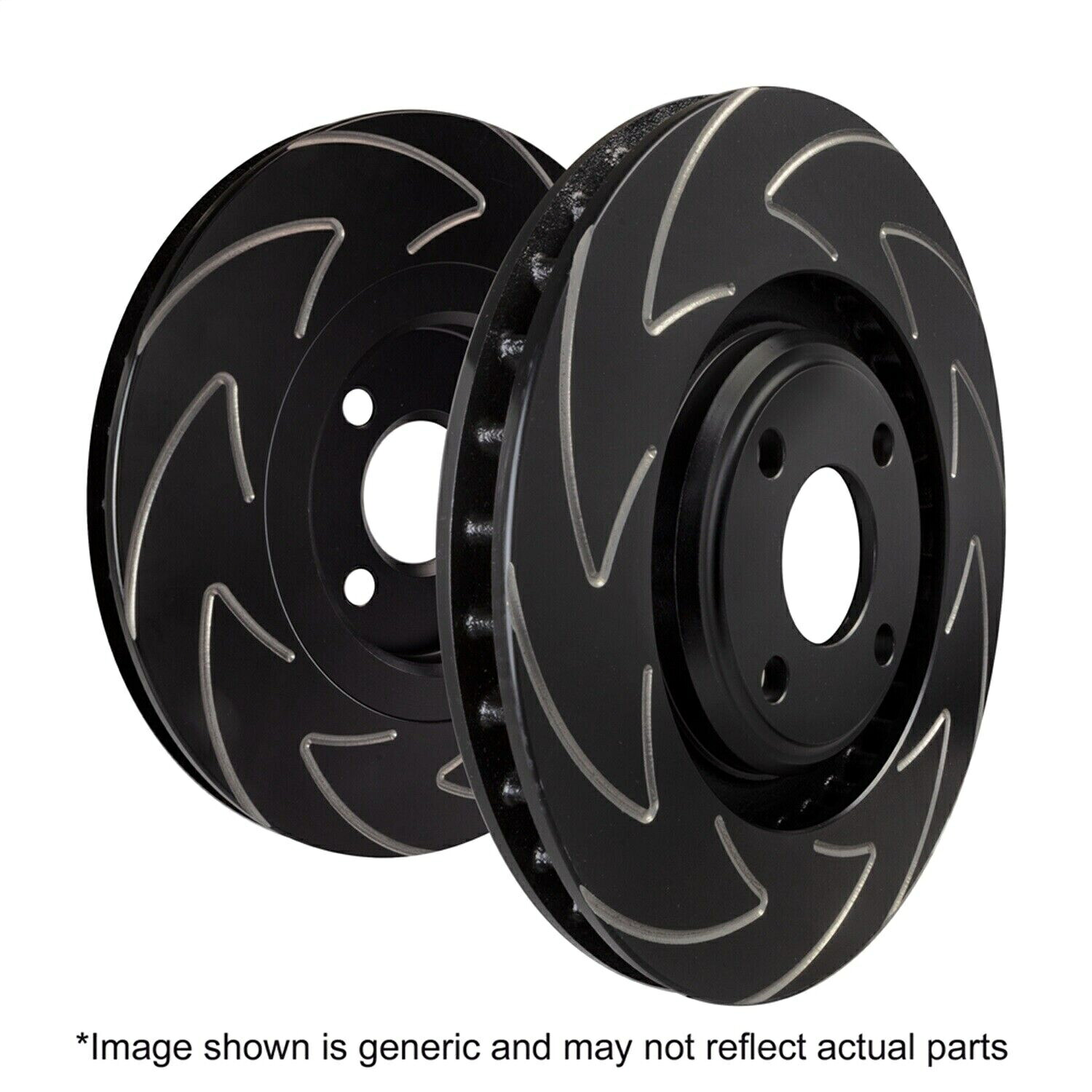 brake disc rotor フロント+リアリアトップブレーキ EBC Brakes BSD7462 BSD Series Sport Rotor w/Ultra Quiet V Slot Configuration【並行輸入品】