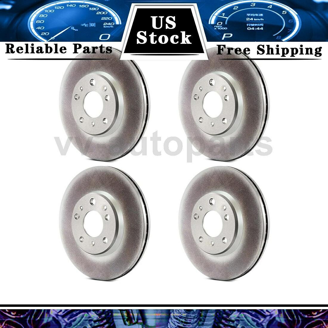brake disc rotor （前後（キット）プレミアムクロス -4ディスク -8セミメット。ブレーキ Front Rear Disc Brake Rotor Centric Parts 4PCS For 2007-2015 Mazda CX-9【並行輸入品】