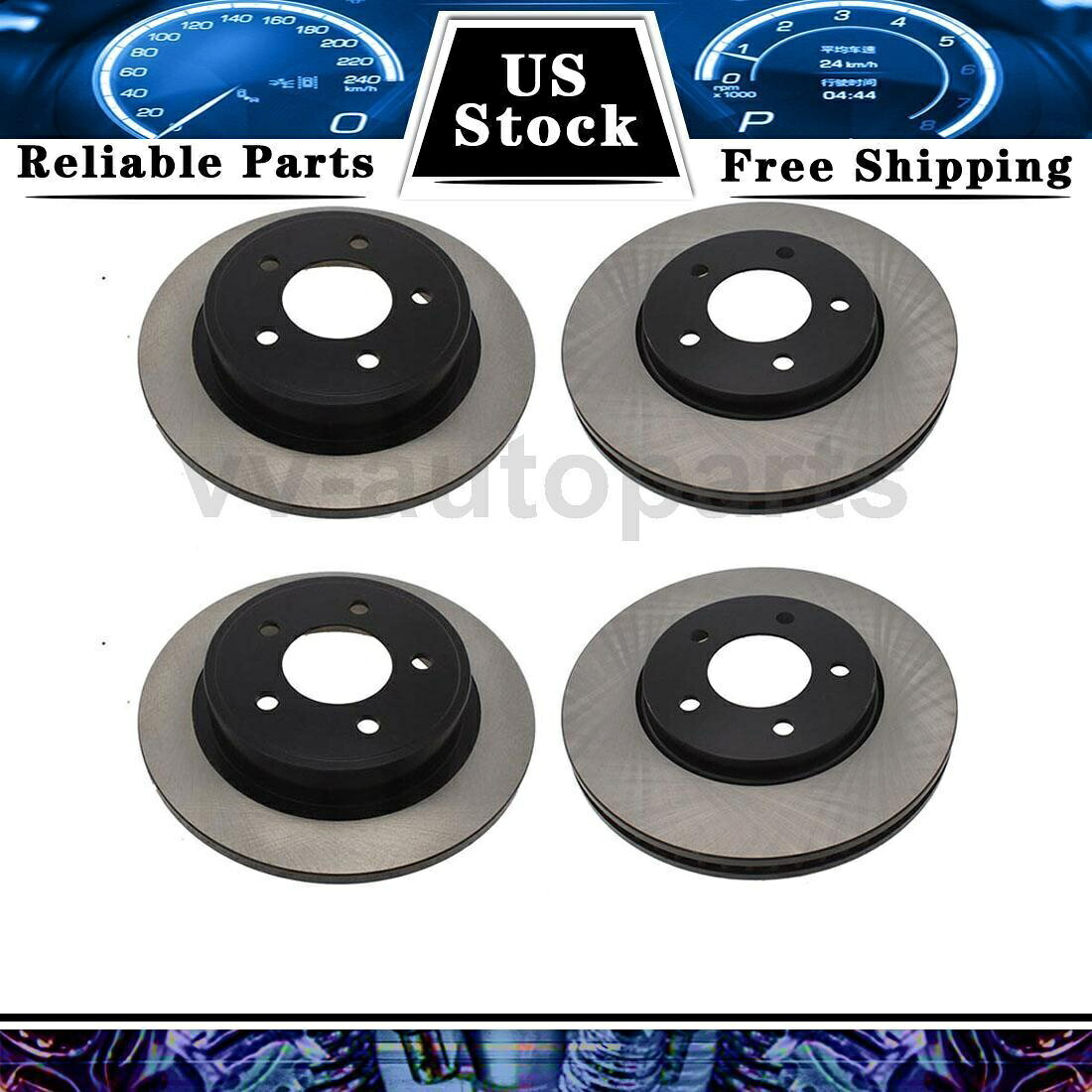brake disc rotor 05-07のEBCメルセデスC55AMG （W203 Front Rear Disc Brake Rotor Centric Parts 4PCS For Chrysler Pacifica 2004-2008【並行輸入品】｜Us Custom Parts Shop USDM